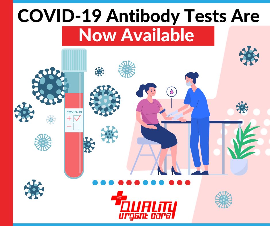 QualityCare_TX's tweet photo. COVID-19 Antibody Tests Are Now Available At Quality Urgent Care
Get tested today: https://t.co/D8HOSjEZ1X
...
#Coronavirus #CornavirusTesting #Covid19 #Covid19Test #UrgentCare #UrgentCareClinic #PaloAlto #WestSanAntonio #MedicalCenter #TX #AntibodyTest
#COVIDAntibodyTest https://t.co/NK295uyYz9