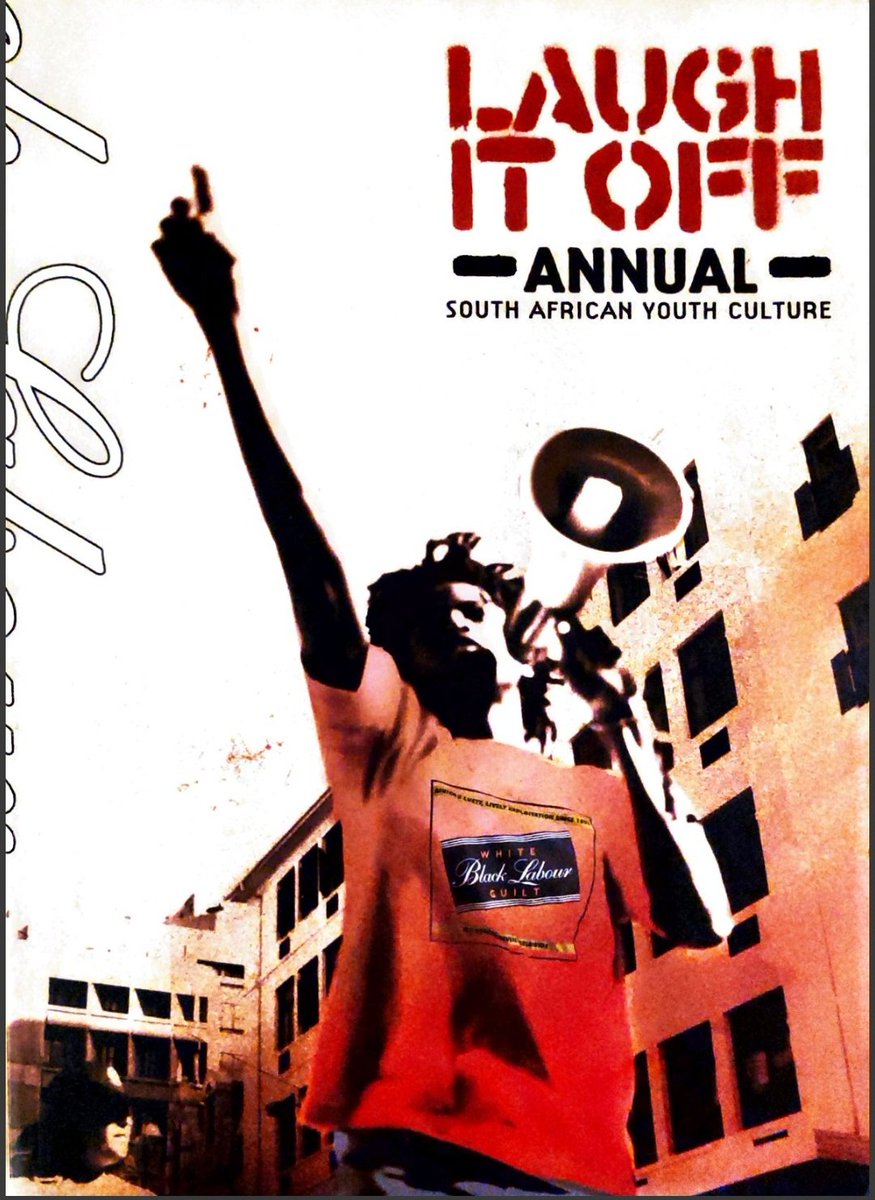 Picked up this old 2003  @LaughitOff3000 annual in a dusty corner of a 2nd hand bookshop in Cape Town earlier this year and am discovering an interesting and vibrant past in South African satire and youth culture of the early 2000s.