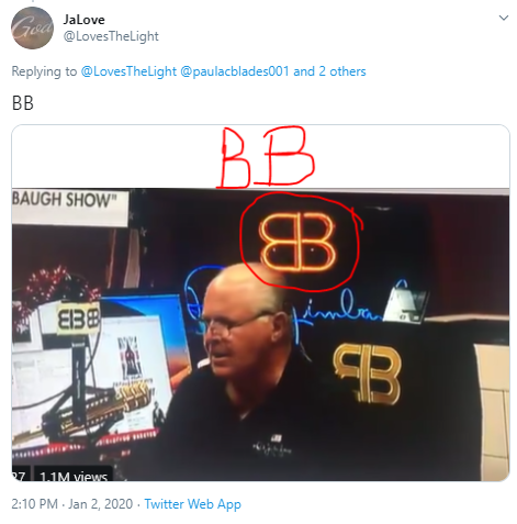 Rush's EIB logo always stood out to look like a BB to me.He recently offered  @realDonaldTrump airtime on his radio show https://www.westernjournal.com/trumps-daily-briefings-attack-limbaugh-offers-potus-time-slot/amp/?utm_source=twitter&utm_medium=conservativetribune&utm_campaign=twitter&utm_content=2020-04-16&__twitter_impression=true