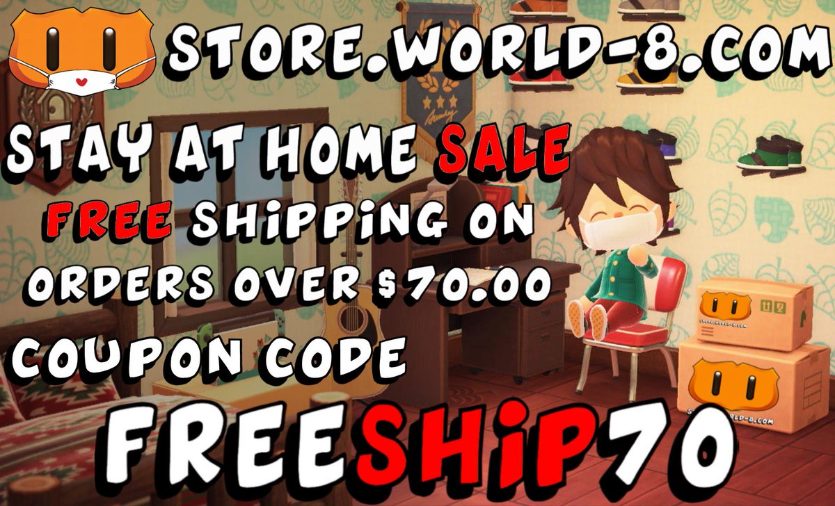 World8LA's tweet photo. #StayHome News Everyone!
We're offering FREE shipping for all orders over $70.00!
Apply the Coupon FREESHIP70 at the checkout!
We also have some New/Recent releases on sale!
*Valid until April 30th*

#supportsmallbusiness #ResidentEvil3Remake #COVID19  #Doom #nioh2 #DoomEternal https://t.co/X1hZYGvqEU