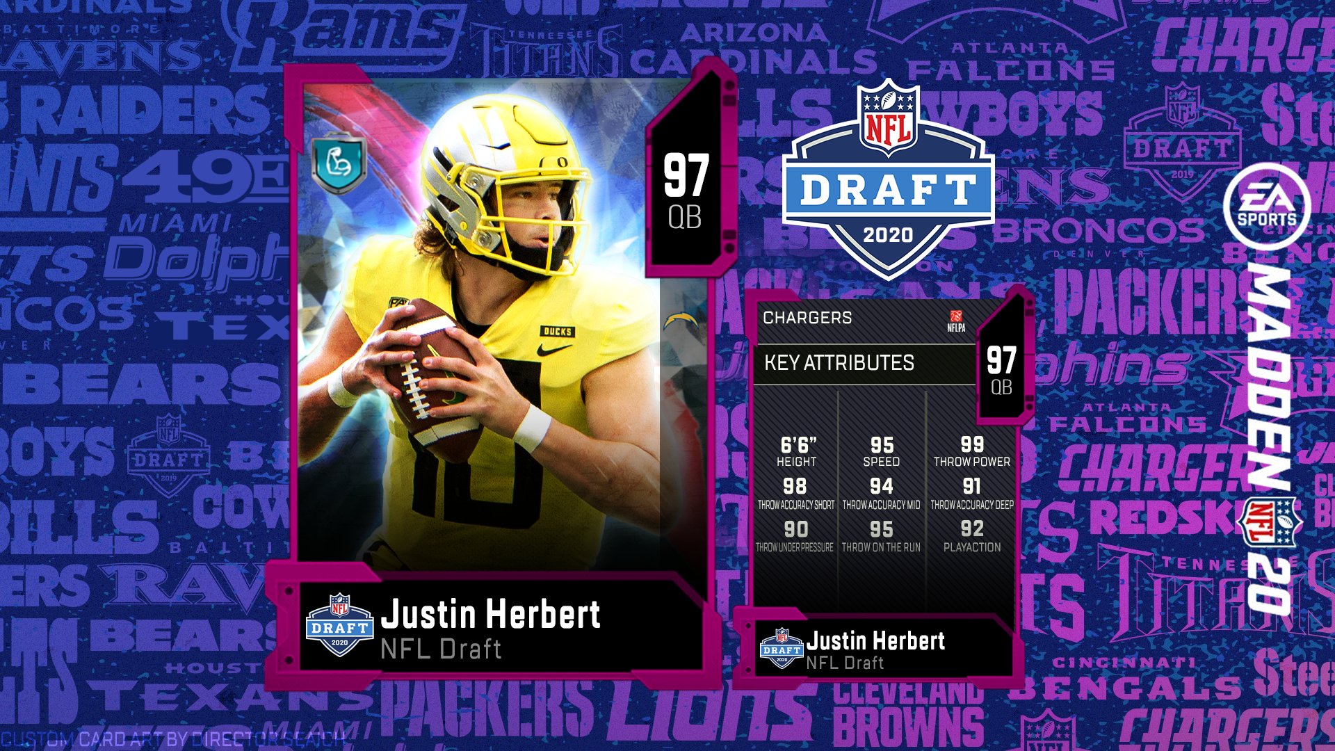 justin herbert madden 23