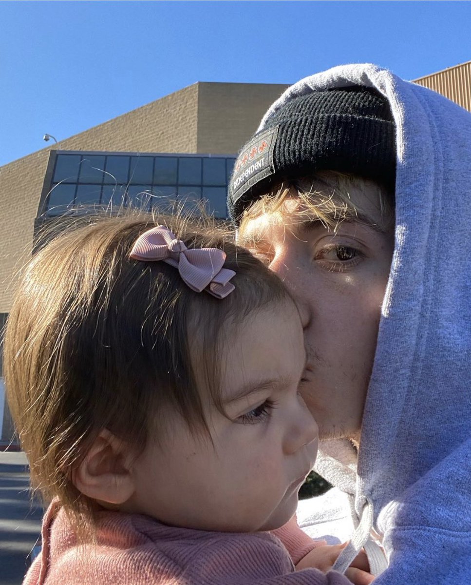 Dear, Lavender May. The moment I laid my eyes on you I fell in love. A new type of love that was so powerful I could feel it in every bone of my boy. I promise to protect you at all costs. Thank you for changing my life in the best way possible. I love you 💜 
         
Love, Dad