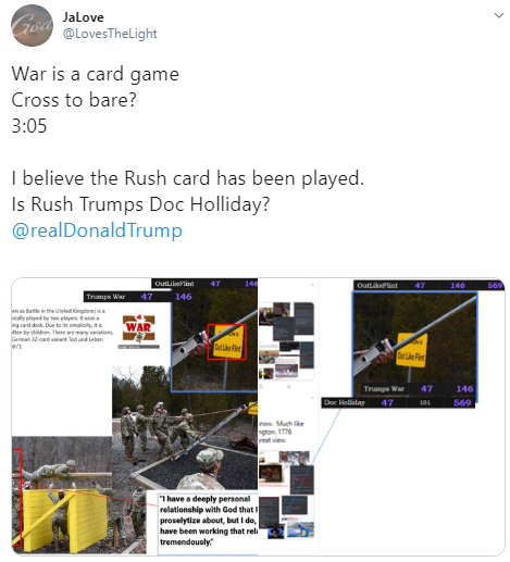 Still thinking Rush is Doc Holiday. https://twitter.com/LovesTheLight/status/1211827637276028928
