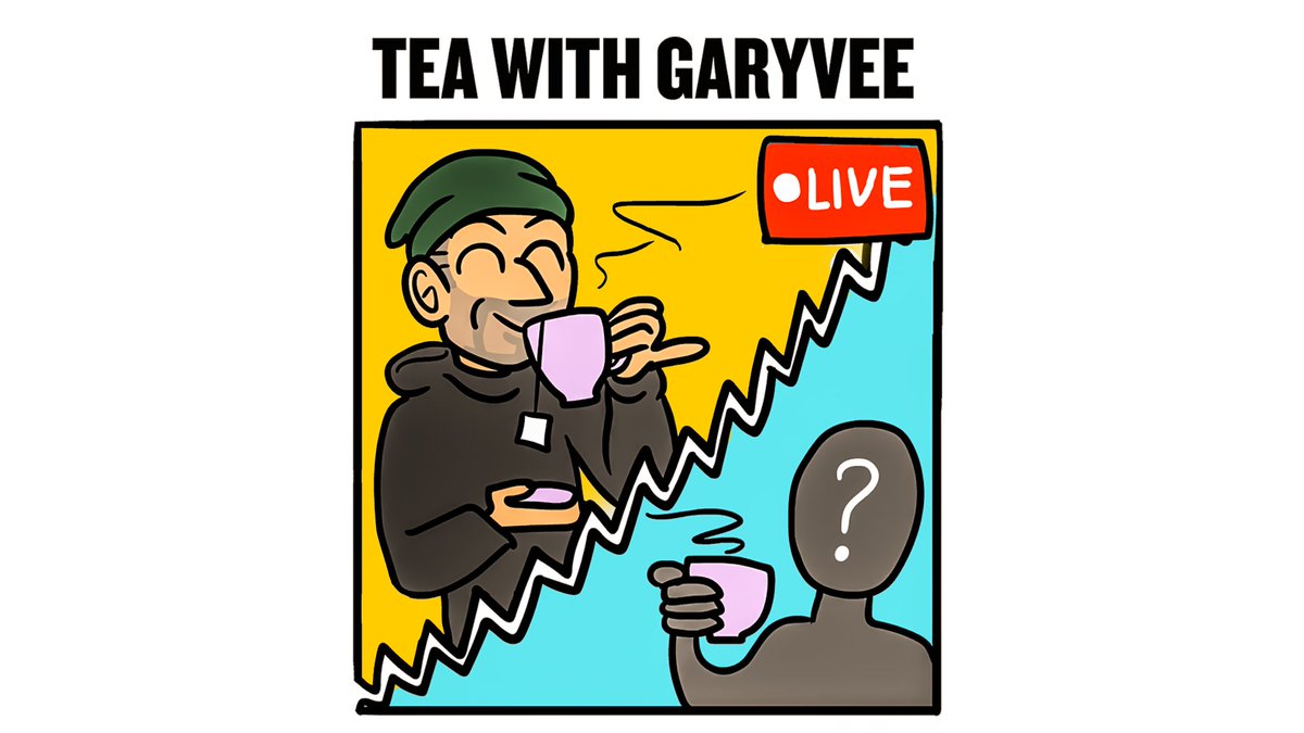 garyvee's tweet image. New #TeawithGaryVee, tomorrow 9:45am ET ☕️

RSVP: bit.ly/teawithgv0423yt