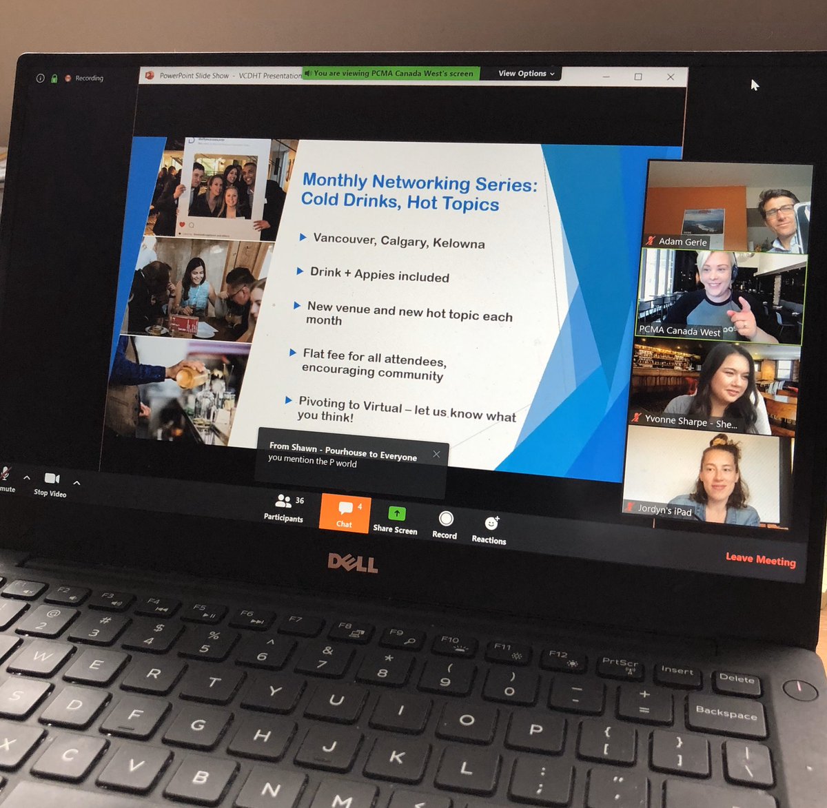 yukonhusky's tweet image. Excited to be joining the @PCMACW virtual “Cold Drinks, Hot Topics” zoom meeting this afternoon from the Yukon! #VirtualCDHT #happyhour #eventprofs #virtual #meetings