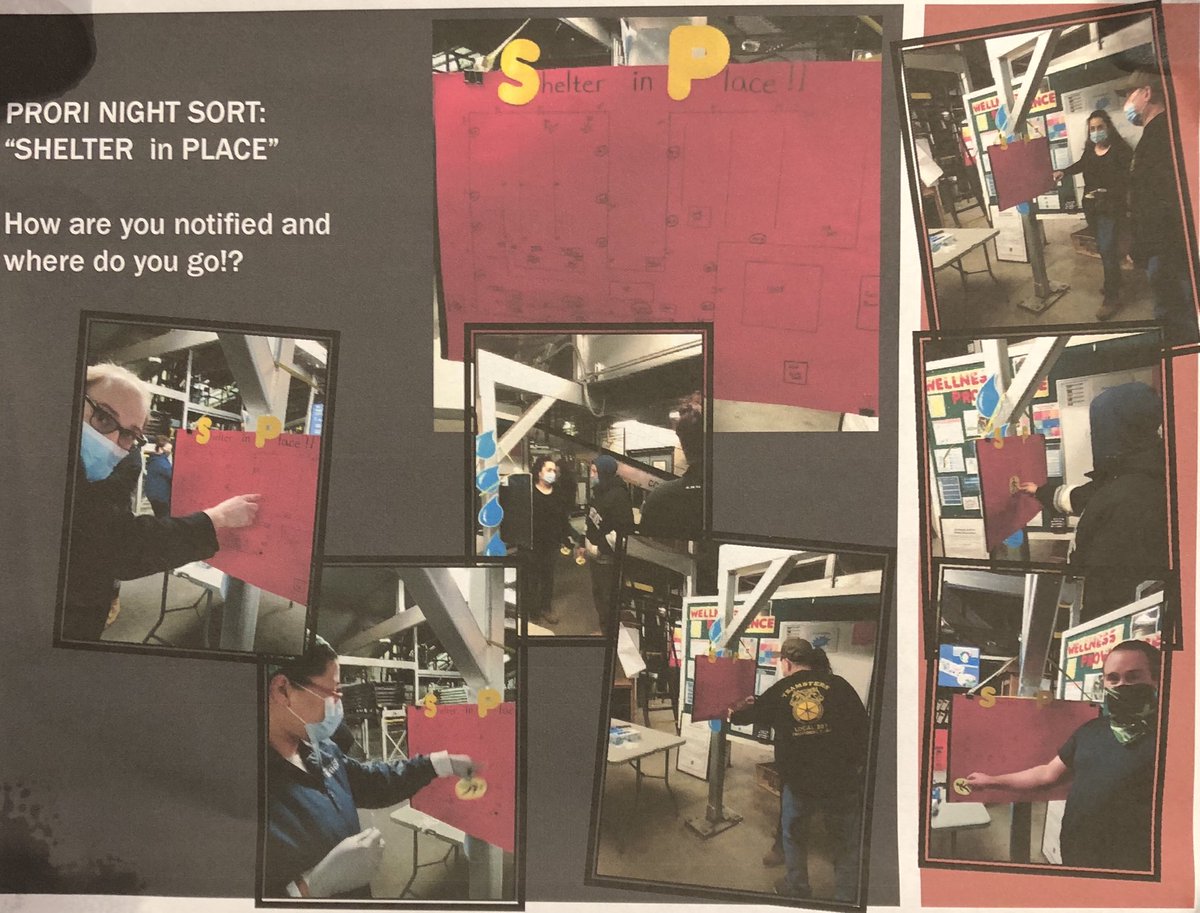 NightsProri's tweet photo. Providence night employees play pin the tail on the “Shelter in Place” area. ⁦@HubWoosta⁩ ⁦@safetyfirstNED⁩ #NewDOK https://t.co/1PoAzZnczo