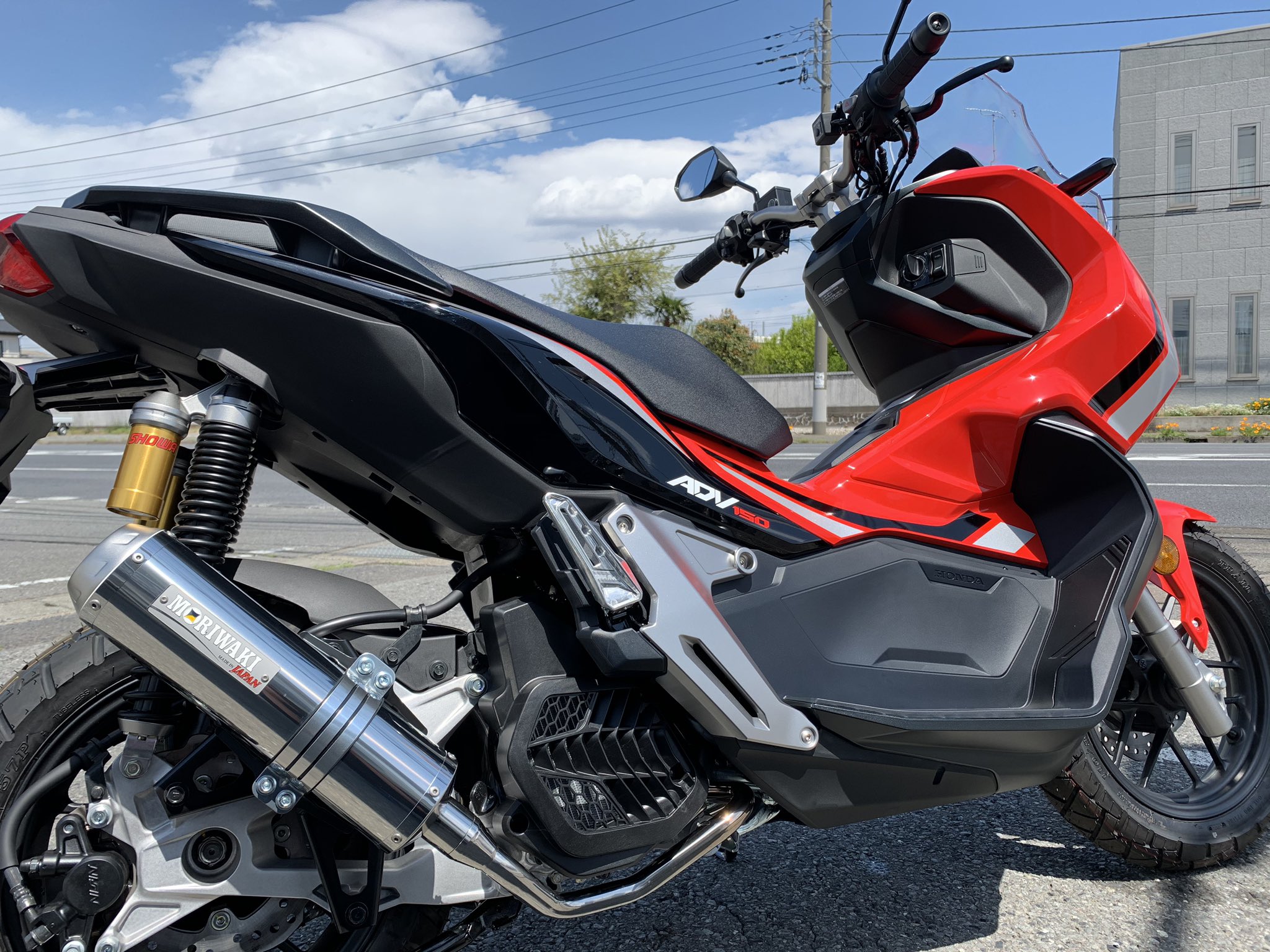 HONDA ホンダ ADV150 モリワキ ZERO フルエキゾースト-