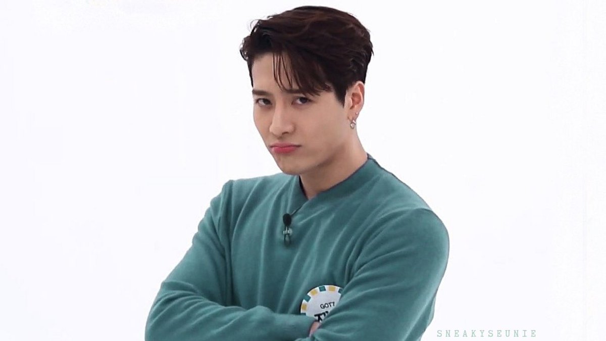 sneakyseunie's tweet photo. aegyo king 👑 weekly idol is now subbed on youtube, go check it 💚

#JacksonWang #GOT7 #TEAMWANG https://t.co/kmqtGAii00