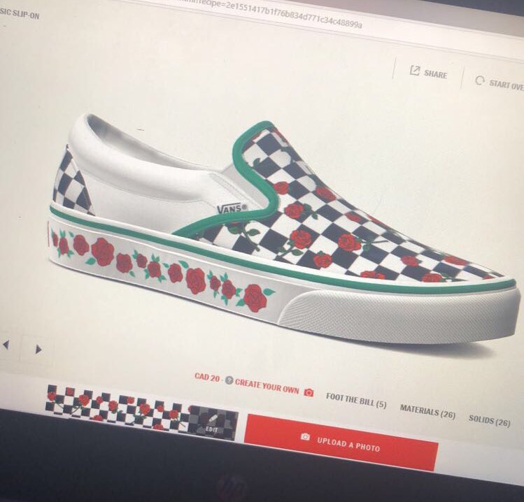 1 am online shopping got me customizing vans 🤩