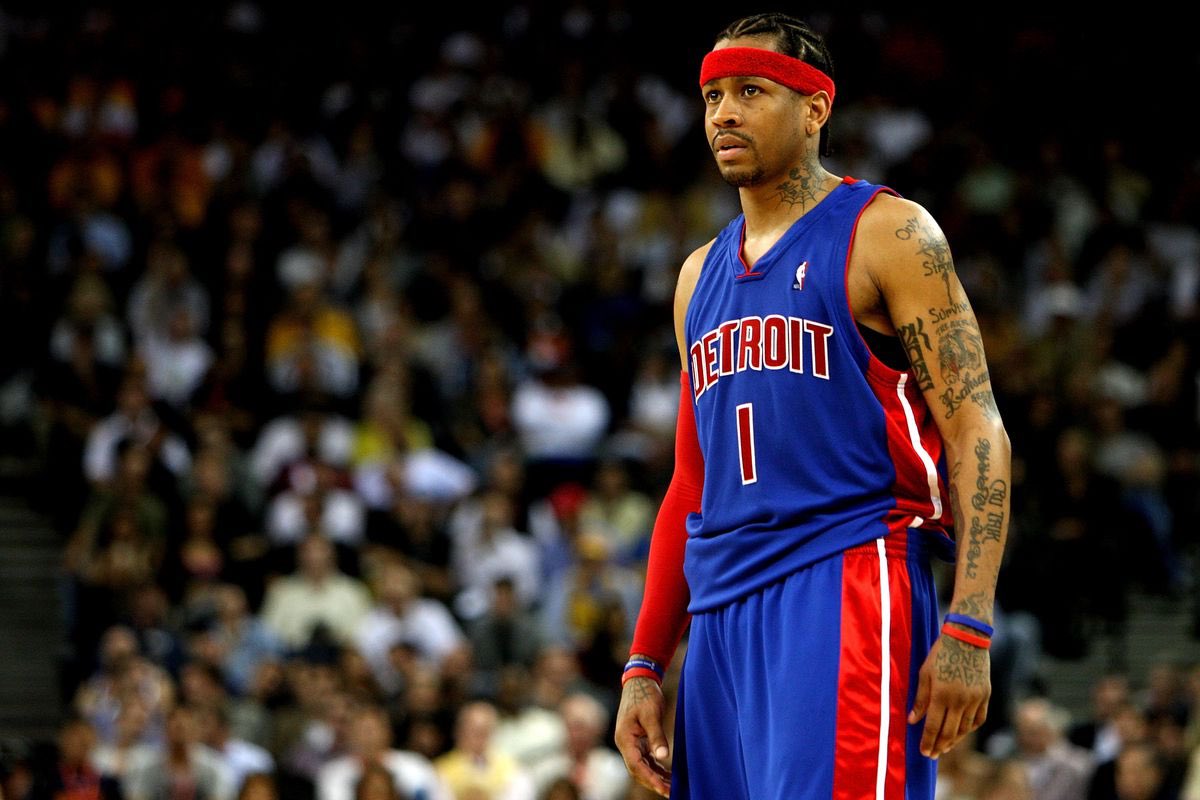 A season removed from putting up 26 and 7 a game for a 50 win Nuggets team in 07-08, Allen Iverson was traded to the Pistons at the beginning of the 08-09 season for Chauncey Billups.This was a team that ran a strict system and required you to sacrifice scoring, shots and mins.
