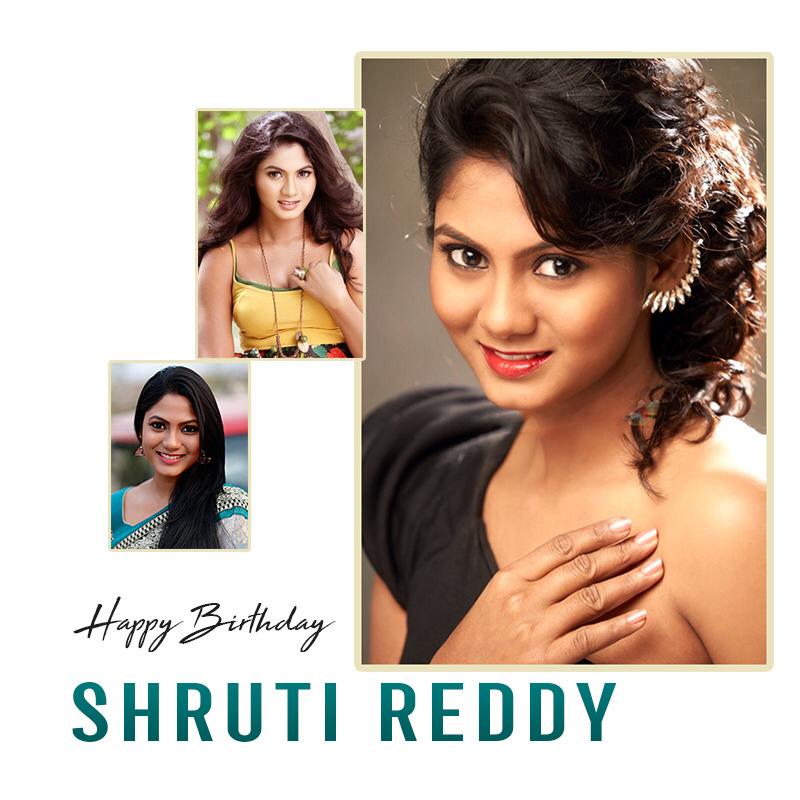 Wishing a 𝐇𝐀𝐏𝐏𝐘#𝐁𝐈𝐑𝐓𝐇𝐃𝐀happy B-Day to actress @shrutireddyy. Wish you all the best 🎂🎁🎊

#HBDShrutiReddy #ShrutiReddy
#HappyBirthdayShrutiReddy