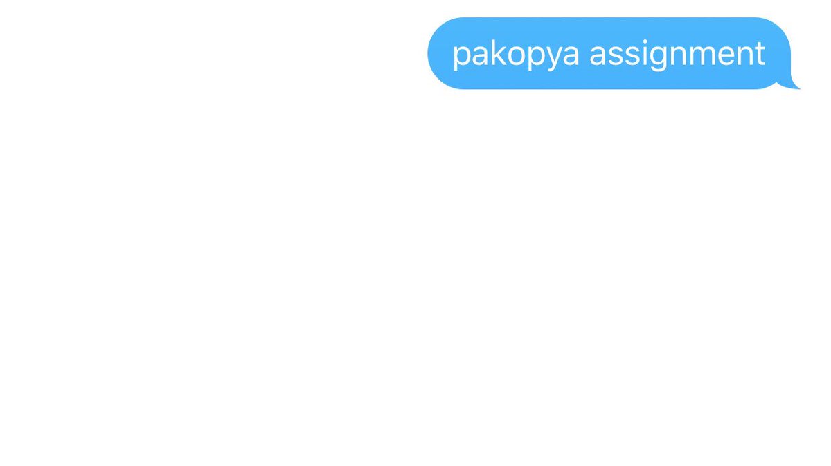 wayv's response to "pakopya assignment" — a thread