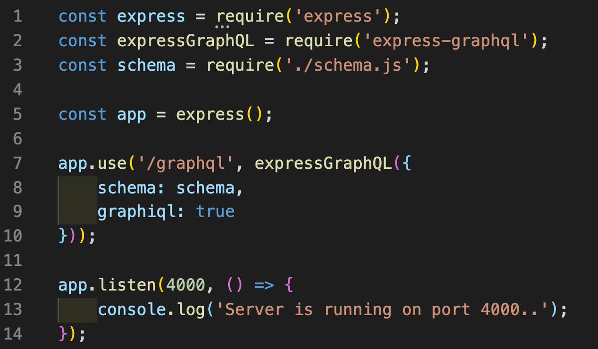 and_zza's tweet image. Day 80 of #100DaysOfCode - Started working with #GraphQL! 😃Created a #NodeJS server & schema file that defines types, relationships, & RootQueries. The RootQuery is your API's entry point, kind of like a REST endpoint. It describes how to interact with the graph to return data.