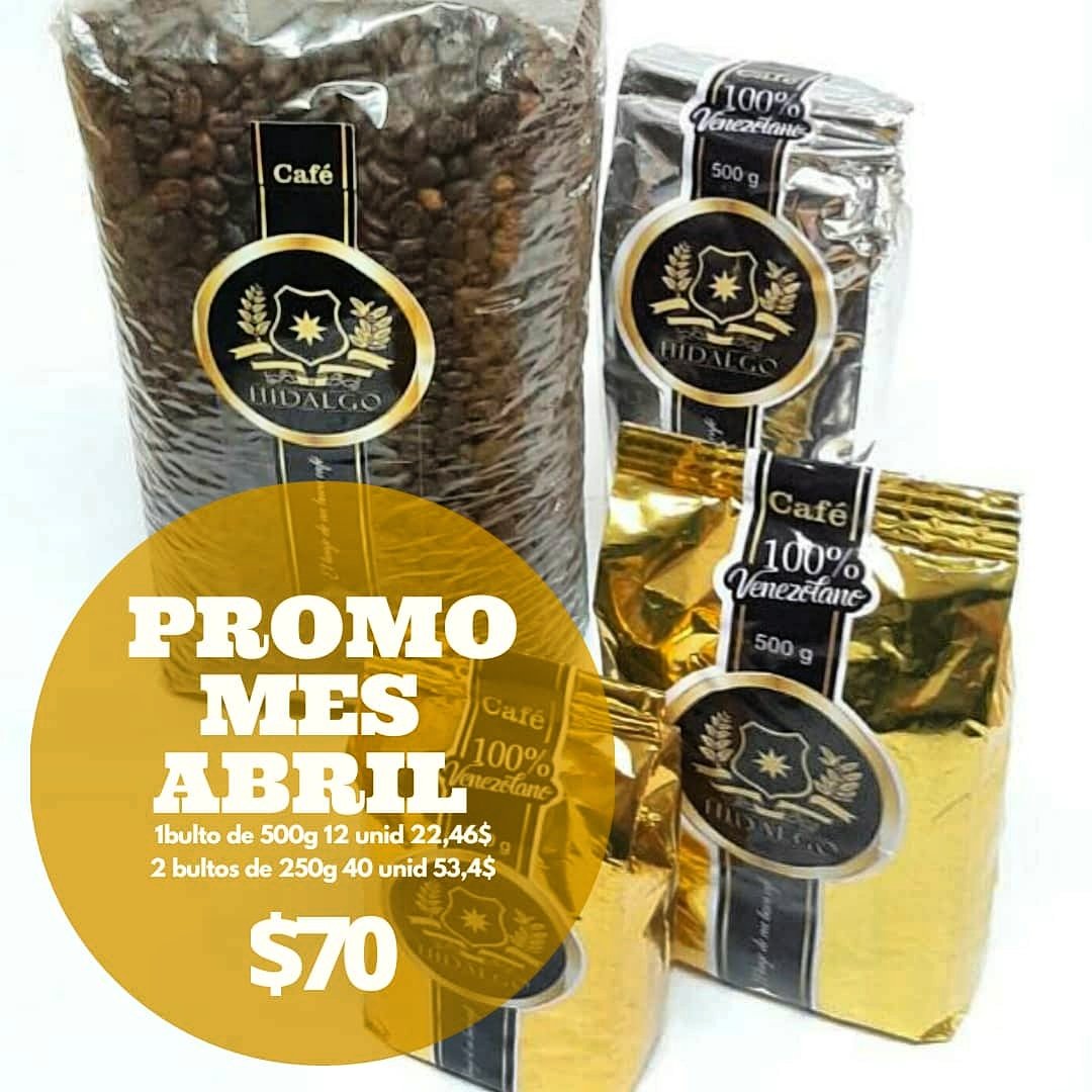 HidalgoKfe's tweet photo. Excelente promoción para minoristas y distribuidores #cafe #cafeVenezolano #cafeArtesanal #Valencia #Naguanagua #SanDiego #Carabobo #Venezuela #DiaDeLaTierra https://t.co/3HCuJiSDJy