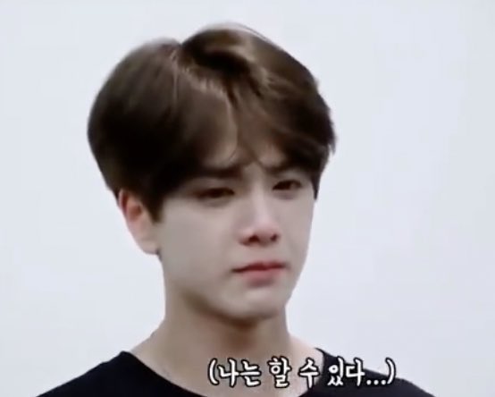 younghoon as showing emotion