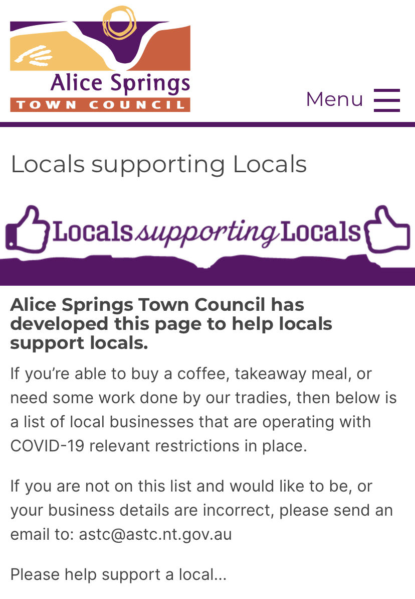 Alice Springs Town Council tweet media