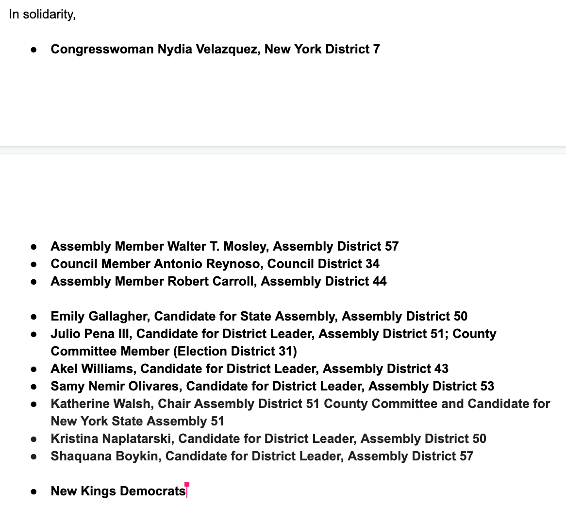 newkingsdems's tweet photo. Today, 6 TGNCNB County Committee Candidates were disqualified from the ballot for not designating male or female on their petitions.

We stand in support of these candidates along with a coalition of elected officials and candidates: https://t.co/k9MEsjesWN https://t.co/KfVbhRCCnb