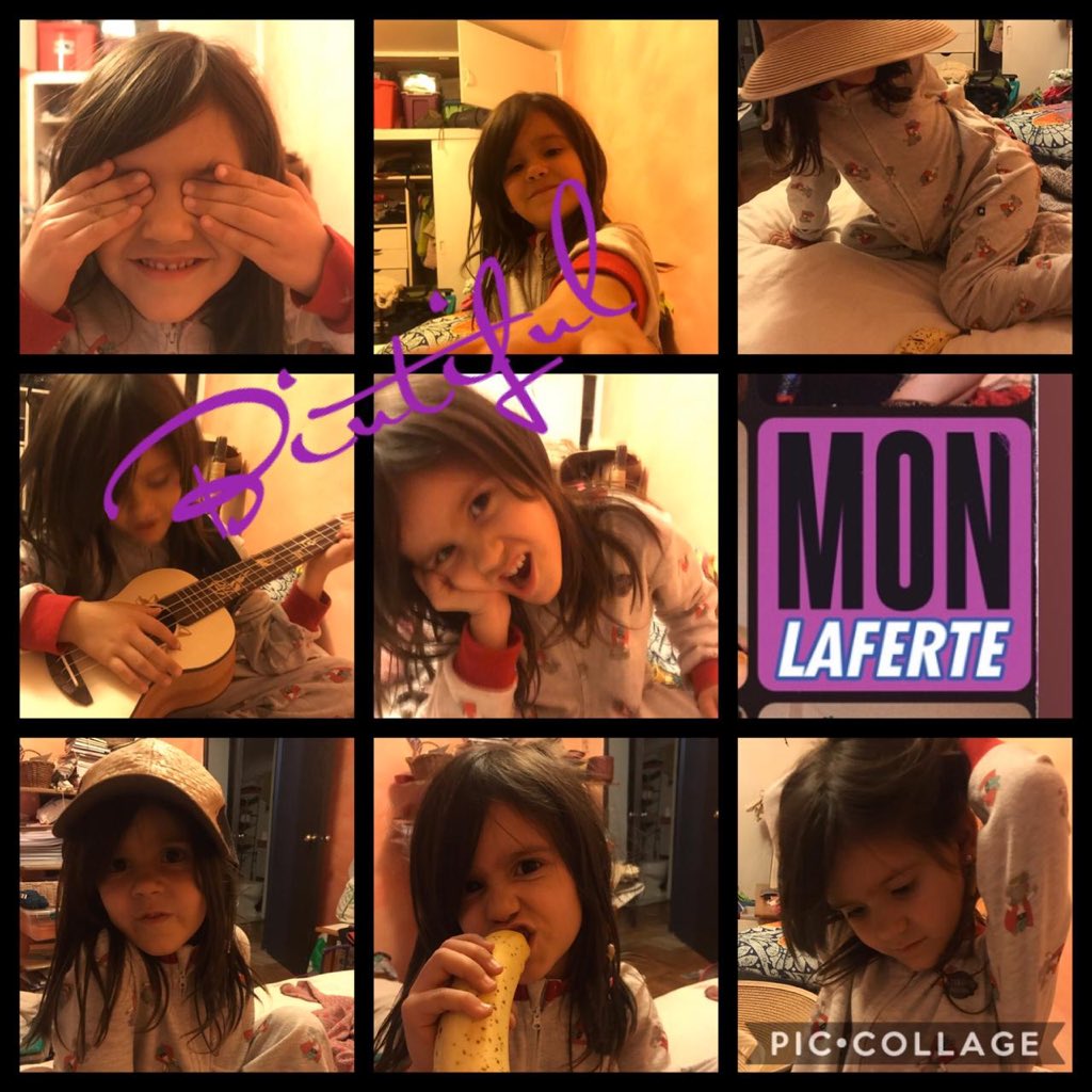 aperaldi's tweet image. Queridísima @monlaferte, mi nieta Adela de 5 años, por iniciativa propia decidió hacer una versión propia de #Biutiful. Con cariño para ti.