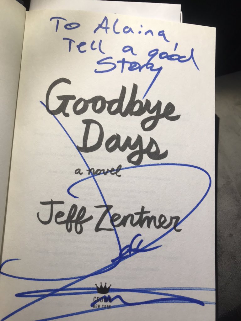 alaperouse's tweet photo. Just book needed out with @jeffzentner reading Goodby Days on insta... I had to go get my copy to read along 🥰 thanks for the alert @librarian_tiff https://t.co/bSRL3i6UhS