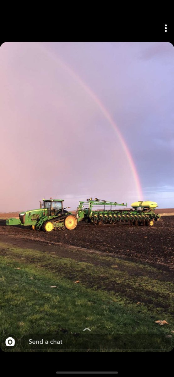 My brother caught the rainbow.