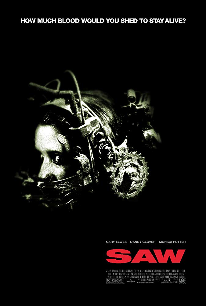  @Saw - 49%Not only is it one of my favourite horror films, but it also spawned my favourite horror film franchise; where the ratio of good to bad sequels is more hit than miss.And the scores for the ones I liked:SAW 2 - 37%SAW 3 - 28%SAW 4 - 20%SAW 5 - 13%SAW 6 - 39%