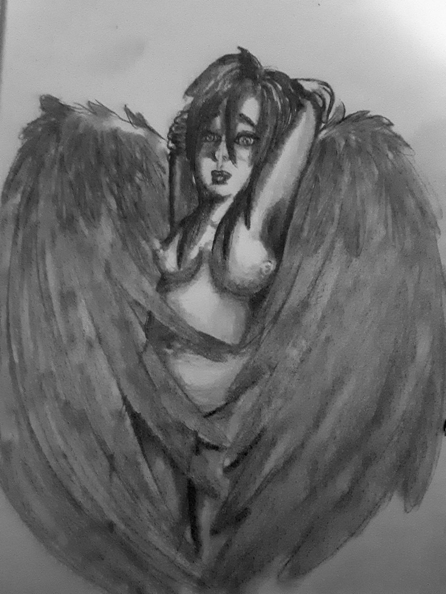 RiddlerWillow's tweet photo. #Angels #spirituality #cartoons #anime #art #shading #wings #rt 

Another angel. I think I am going to draw angels for a little while. https://t.co/7ftx0dysyA