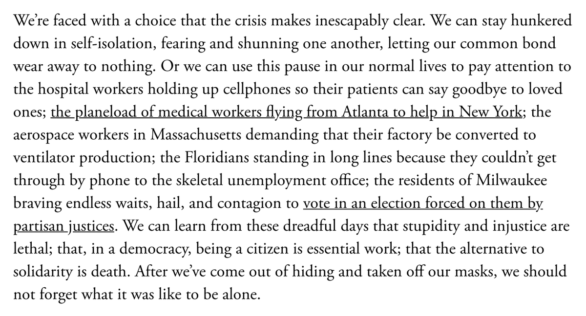 5/ Contrast stories of response in Asia w/ George Packer’s brutal piece  @TheAtlantic on how Covid exposed America’s “failed state”  https://bit.ly/3aAHMh3  “It should force a question,” he writes, “… Are we still capable of self-government?” Depressing but essential read.