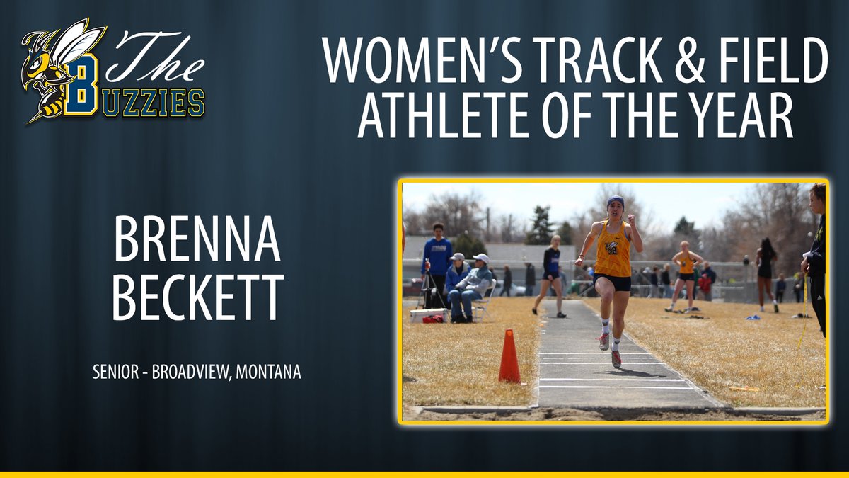 MSUBsports's tweet photo. 2 school records in the same meet earned senior Brenna Beckett women's track &amp; field athlete of the year. #Buzzies2020 https://t.co/u1ZV6peKYN