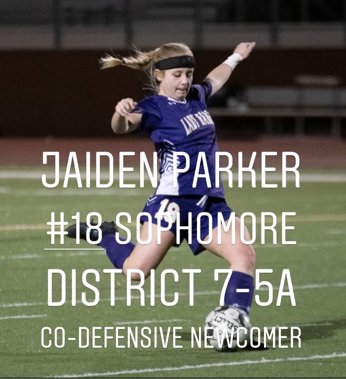 CoachTowery_'s tweet photo. Congratulations to @jaidenparker9, your district 7-5A Co-Defensive Newcomer of the Year and 1st Team All-District! https://t.co/nY7i60cUCP