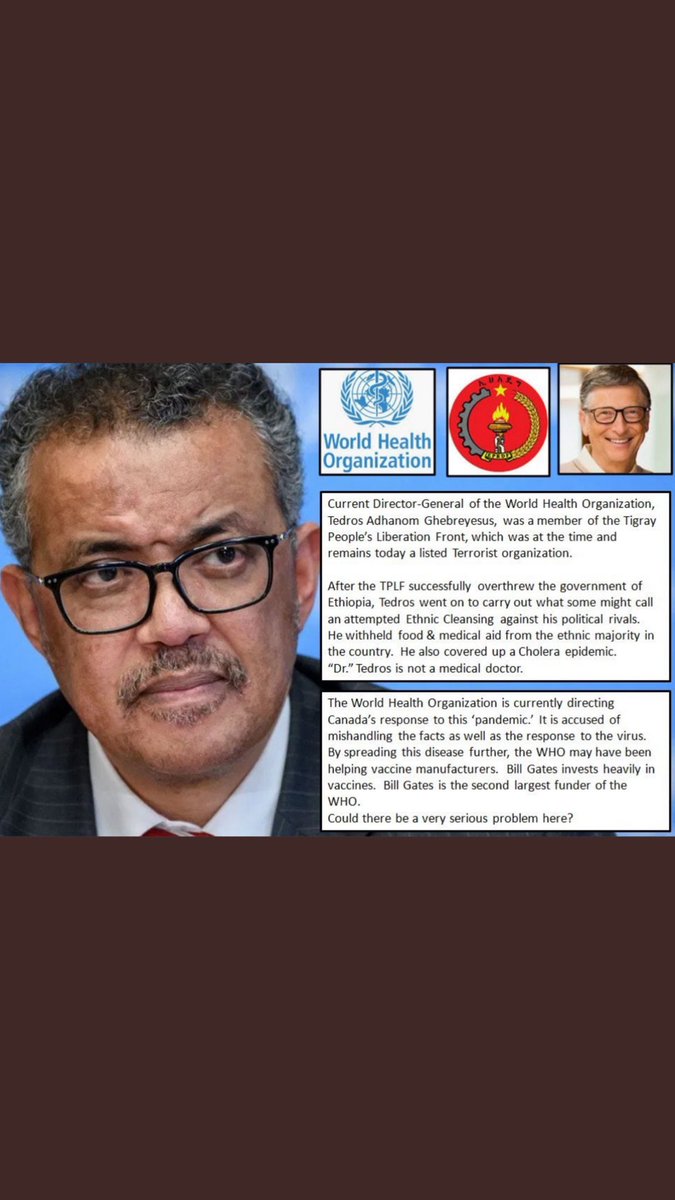 shalomegrace1's tweet photo. ⚠️‼️BREAKING NEWS‼️⚠️. Find out WHO is TEDROS. #SaveOurLives. ⚠️‼️AMARAN‼️⚠️ Ketahuilah SIAPA dia TEDROS. #SelamatkanMsia. #ChinaForReal Watch/Tengok video 👉🏻 https://t.co/U8QrB8oYAs https://t.co/uwC0imrFaG
