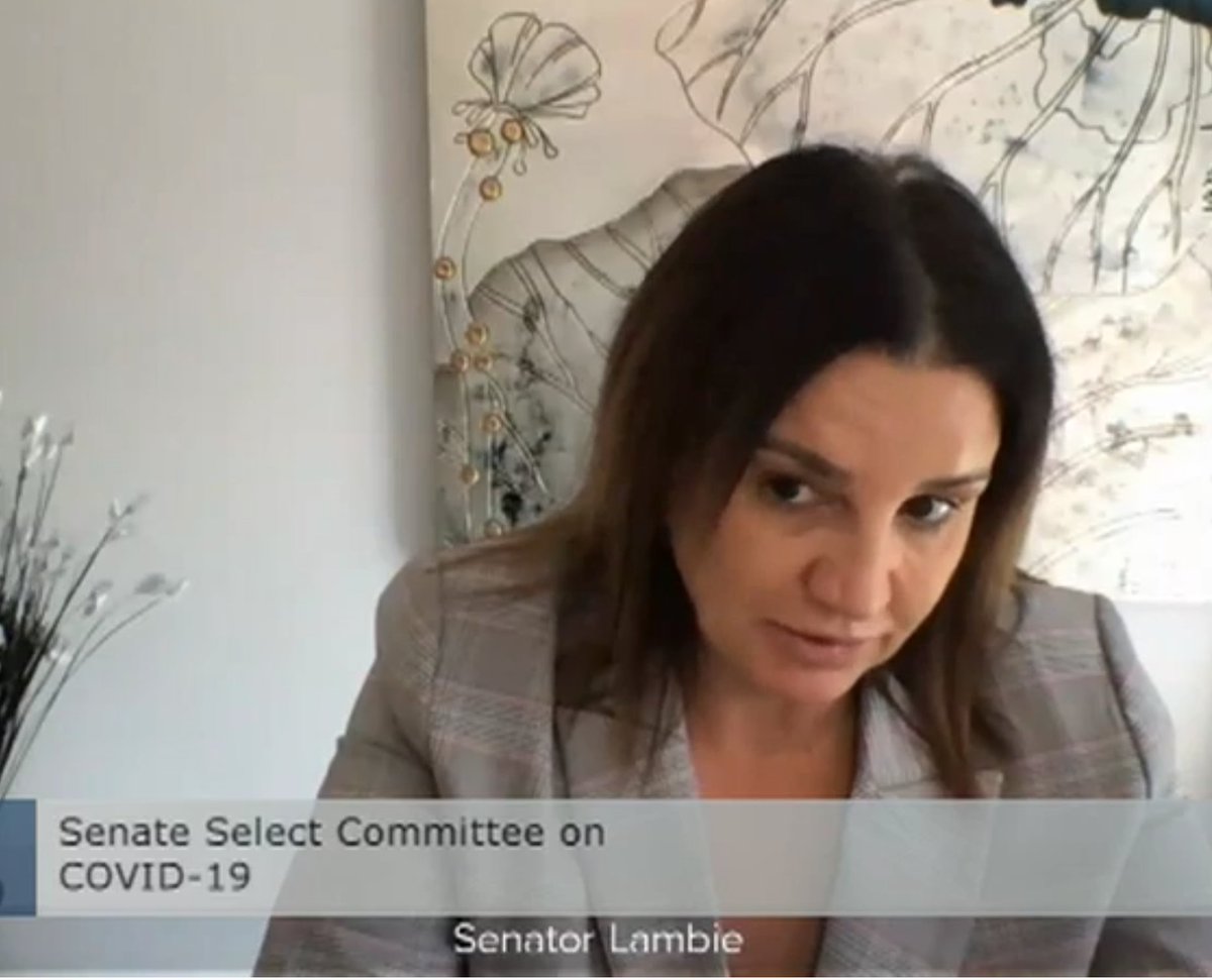 garigalAnj's tweet photo. Questions about the dinner party from Senator Lambie. Murphy saying it was probably the Ruby Princess.
Now asking about PPE. Murphy saying it was a perfect storm.
@JacquiLambie
https://t.co/CNJNRpNDOr https://t.co/UmJRIj0MBE