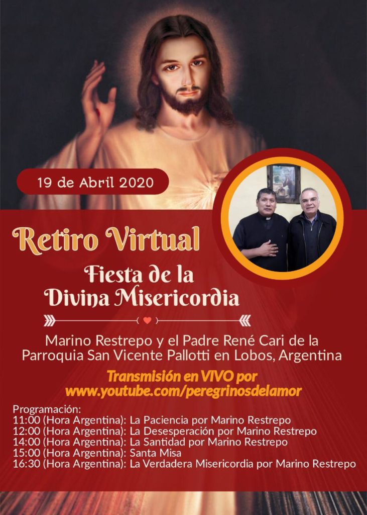 PadreReneCari's tweet photo. Retiro Virtual de la Divina Misericordia con Marino Restrepo - 1ra. Conferencia - https://t.co/Fa4llHSuL9 https://t.co/RdI3qmiqo1
