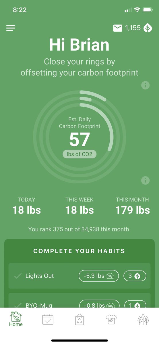brianehoff's tweet photo. Happy Earth Day!  Tracking my eco-habits and accessing various eco-products and resources has never been easier!  Love EcoCRED! https://t.co/lgChkVJ5gr