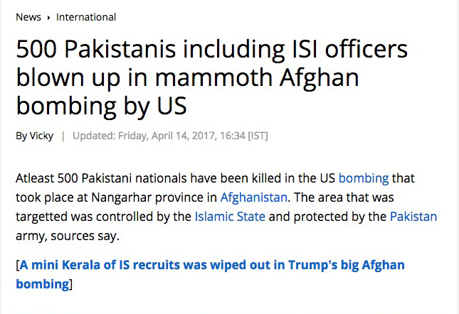 SURPRISE! https://www.oneindia.com/international/500-pakistanis-including-isi-officers-blown-up-in-mammoth-afghan-bombing-in-us-2404608.html