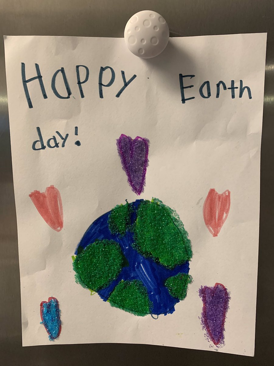 How some of our first graders celebrated Earth Day...upcycling, picking up trash and painting beautiful pictures! #EarthDay #BeTheLight <a href="/HumbleISD_EGE/">Elm Grove Elementary</a>