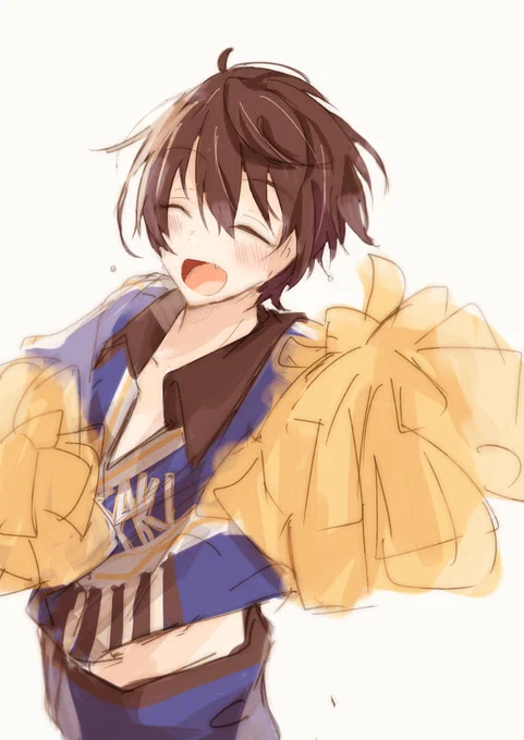 「頑張ろーね…♪」 
