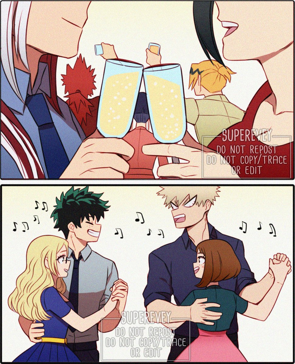 Superevey1's tweet image. Another Party Night hehe #kacchako