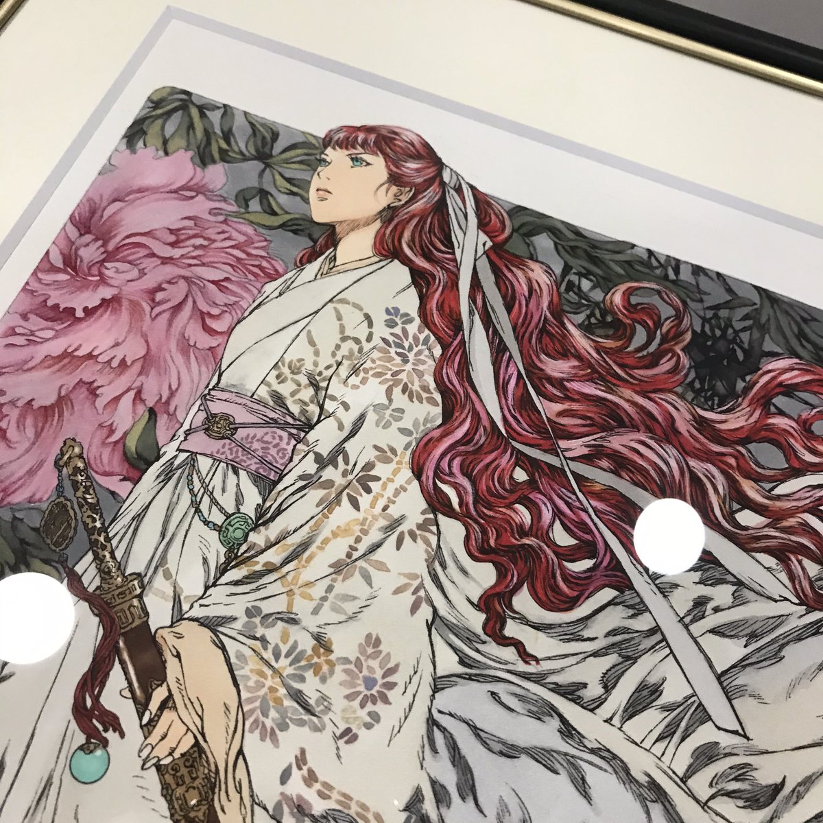 十二国記 山田章博 複製原画 青陽の曲 直筆サイン シリアルナンバー