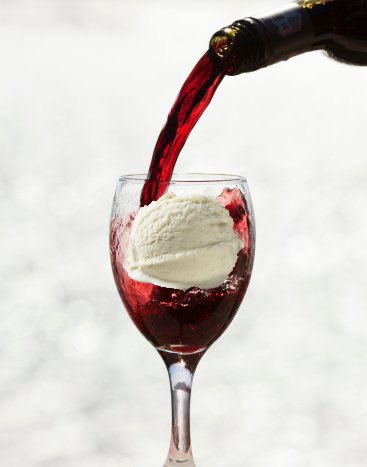 sablaah's tweet photo. can you drink red wine with a scoop of ice cream in it, like a float? I made a picture of how it might look in order to help you answer https://t.co/cR3aQmnGMi