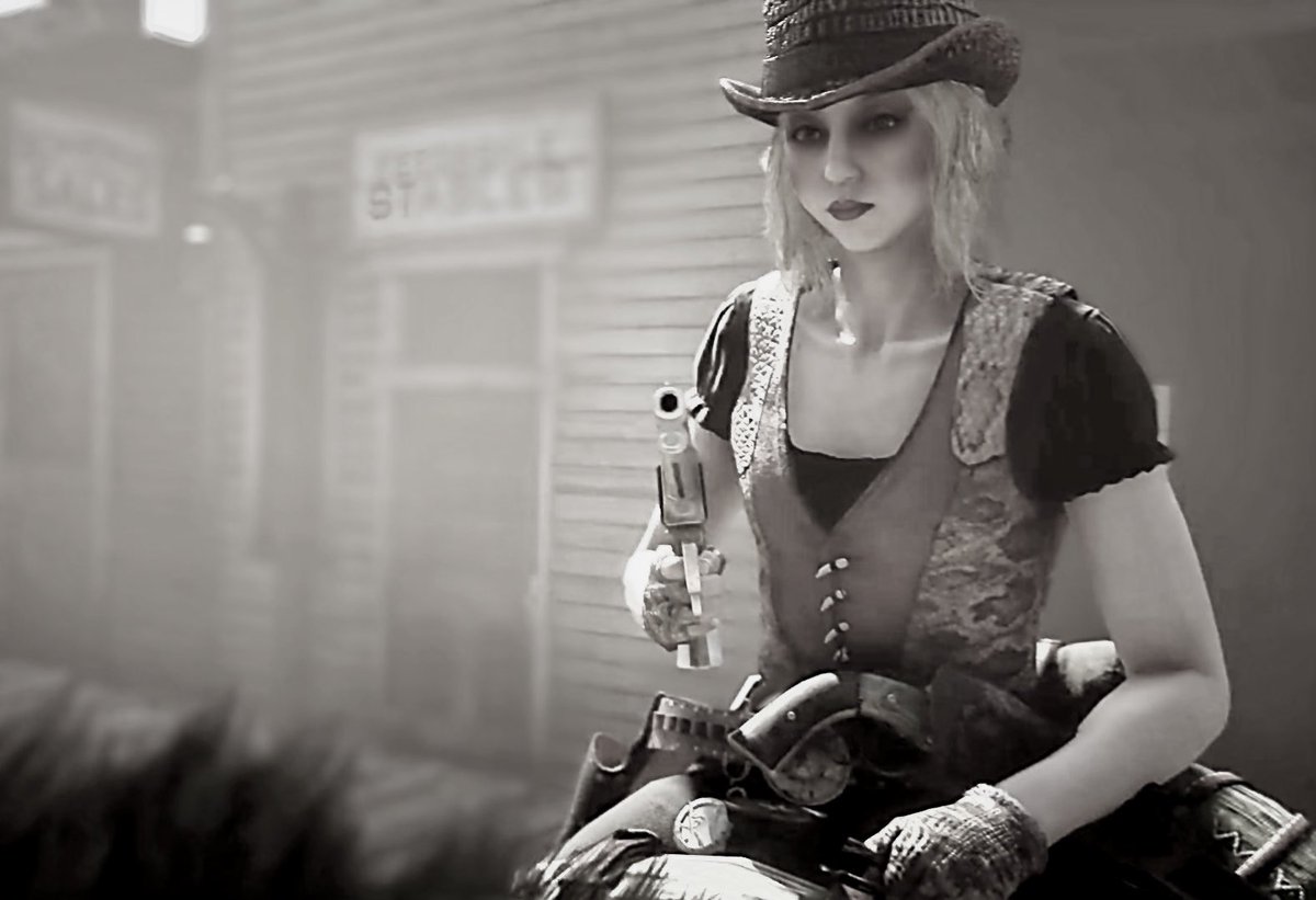 Candysseus's tweet photo. Blurred in Black & White #MissCandyLicious🍭 #SweetAsPhotography #SweetAsPhotos #FancyFilters #RedDeadScenes #RedDeadRedemption2 #RedDeadOnline https://t.co/GwqvOrD6ep