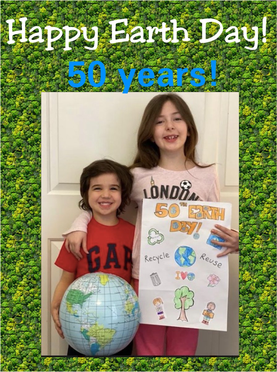 OLCSchool's tweet photo. These OLC siblings are celebrating Earth Day, even as we are stuck inside.
#EarthDay #OLCpride #rcan #AlwaysOLC #CatholicEdnj https://t.co/CtgKQC4jUl