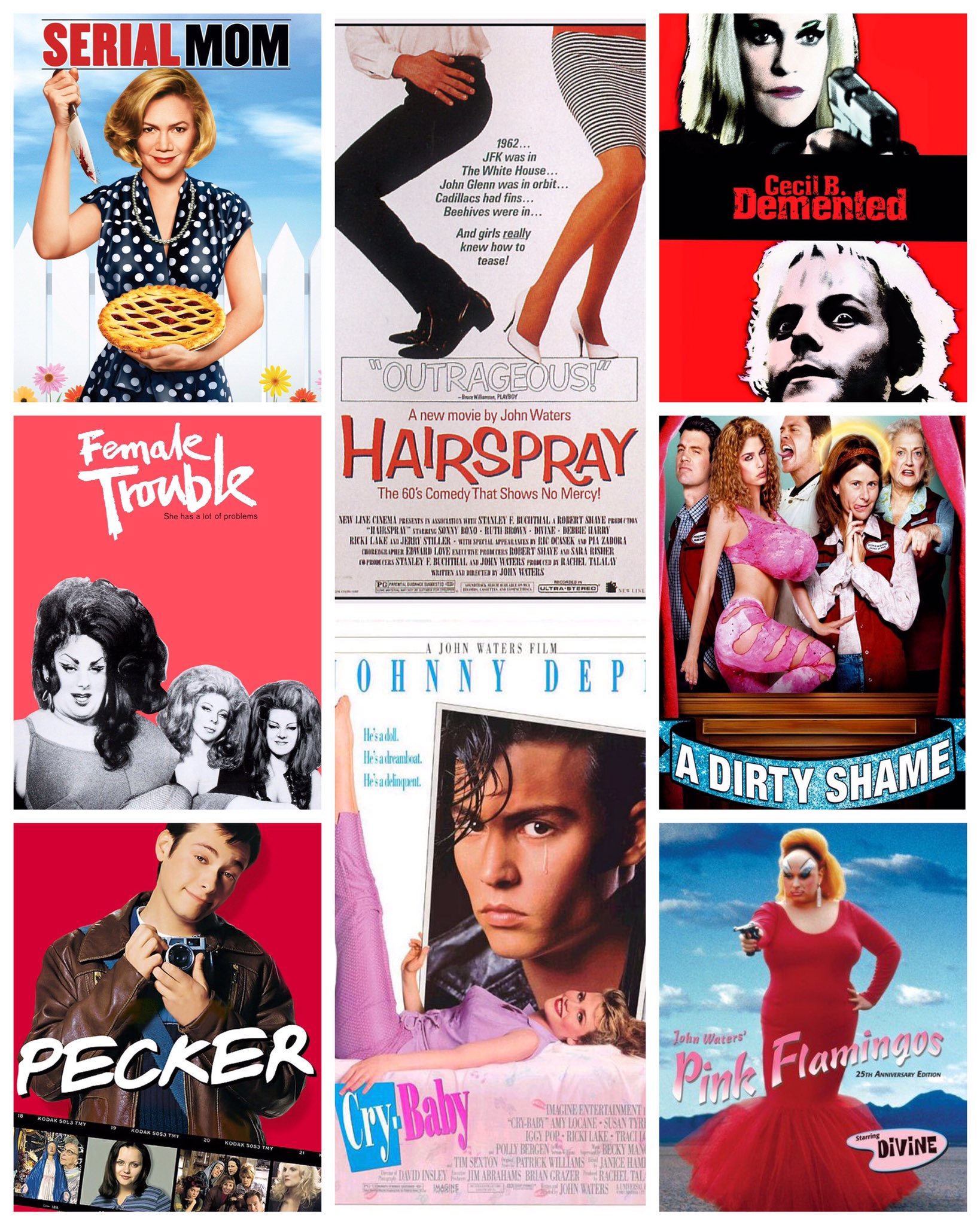 Happy Birthday John Waters ... what s your favorite movie by Baltimore s Pope of Trash ? 