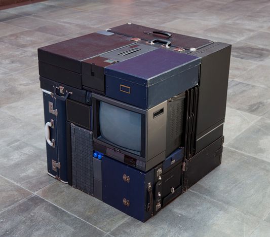 Michael Johansson's blocks of gubbins. Kinda like tetris tidying.