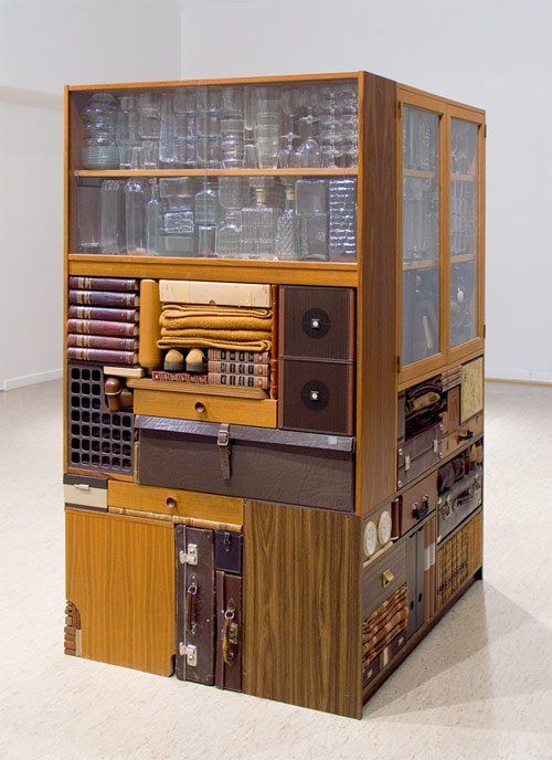 Michael Johansson's blocks of gubbins. Kinda like tetris tidying.