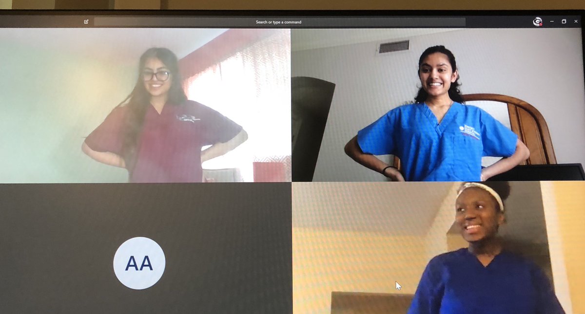 north_science's tweet photo. Even in the new normal we continue to embrace our professional attire. @hansonmscott @FultonCoSchools @NorthSpringsCTE #futurehealthcareprofessionals #futureheros #futurefrontliners #THEYAREOURFUTURE #NSHSHealthcareScience https://t.co/uxIoKu1sMy