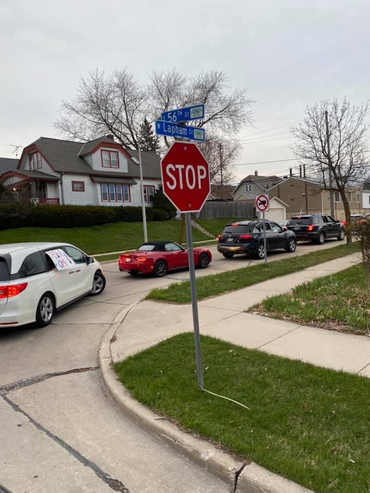 HrvatMKE's tweet photo. WOW!! Tonight was an incredible event! Drive by for #TomislavStrong was absolutely incredible!! Channels 4 &amp; 6 will be airing footage!! We saw @CroatianEagles, @MartinLutherHS, @FCWisc, @NSU_Soccer, @StefansSoccer #OConnors show up to supports!  THANK YOU!! https://t.co/a3oESLJSWw