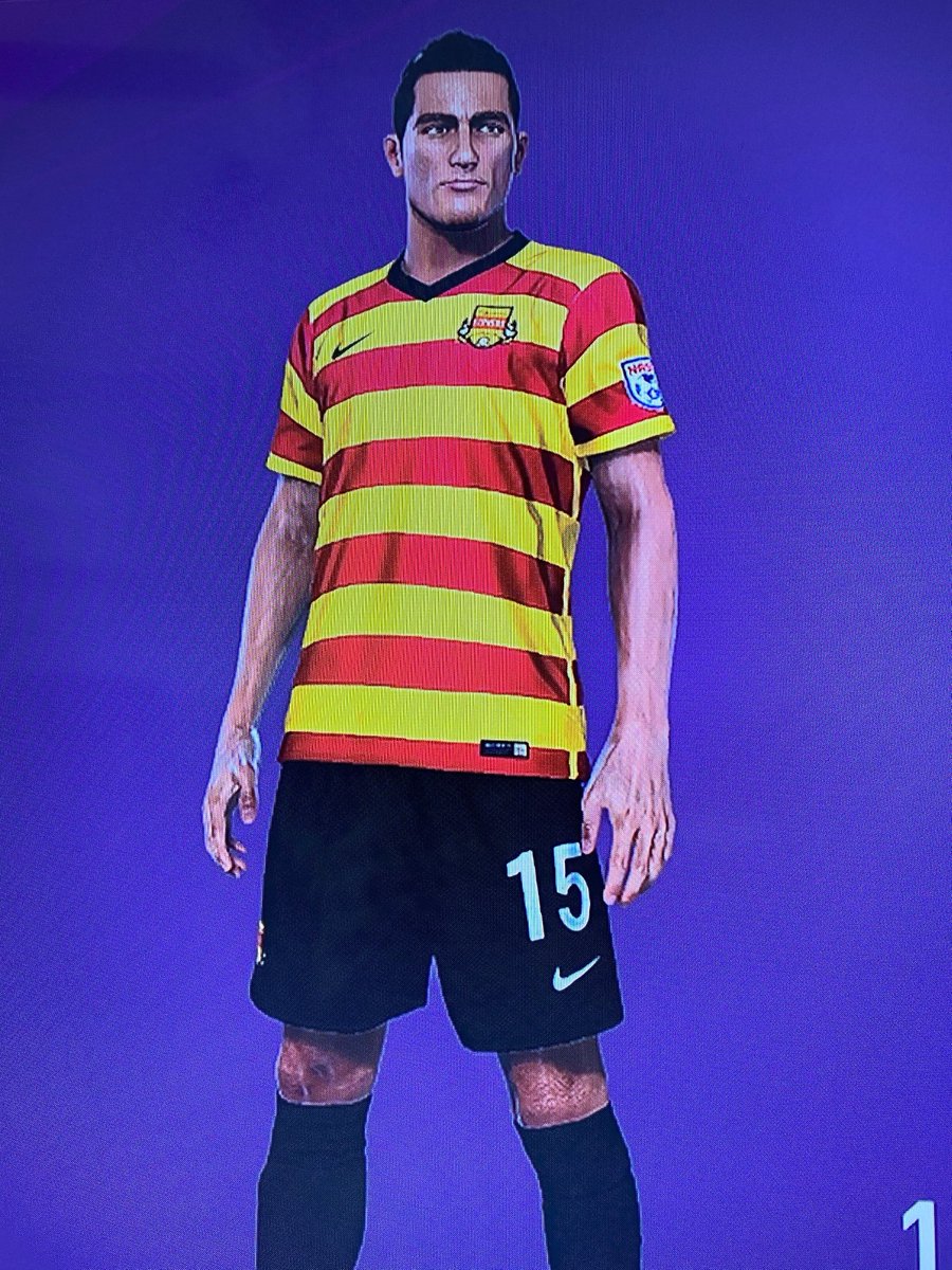 So he and some folks from  @Flight_19 started up  @HimmarsheeFC. Which is awesome.Anyway, I created the  @FTLStrikers. If we were going to recreate the NASL gloryish days, may as well bring a deceased club into it.I also left off the front sponsor because.... screw them. 44/