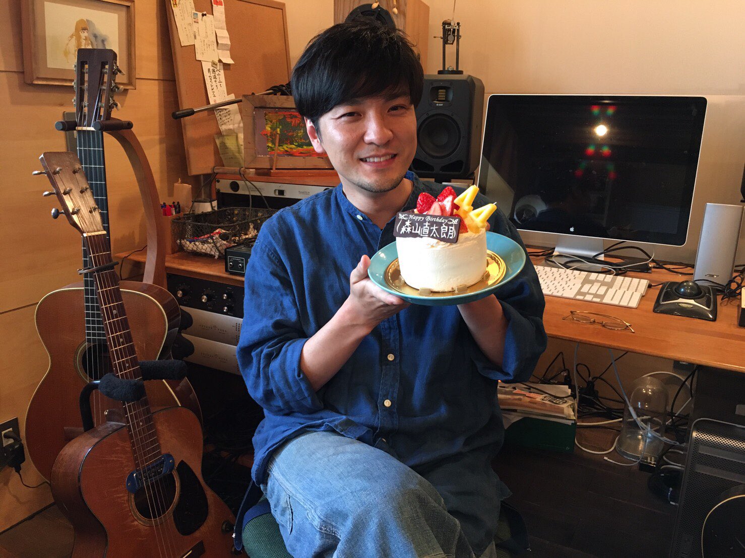 スッキリ 日本テレビ 森山直太朗さんが歌ってくれた 太陽 直太朗さんが直前まで悩んで この歌を 今日のために選んでくれました グッときました 44歳 本当におめでとうございます 全然 中途半端では