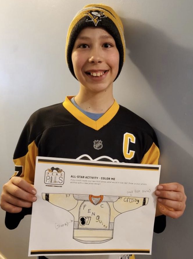 HunterHarr2's tweet photo. Welp.  All I can say is that I tried my best! 🙂 #PensPals @penguins @Pensfoundstion https://t.co/Y05gQeGXvZ