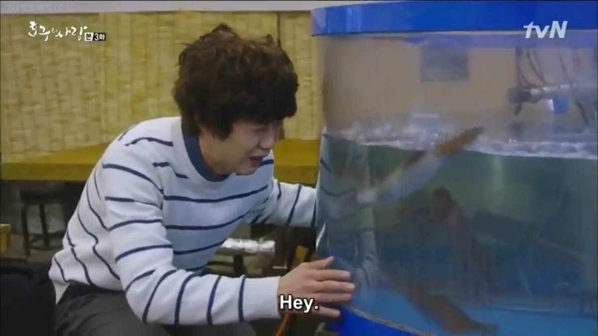 uhoh, the drunk baby's up and being silly  #ChoiWooShik  #HogusLove
